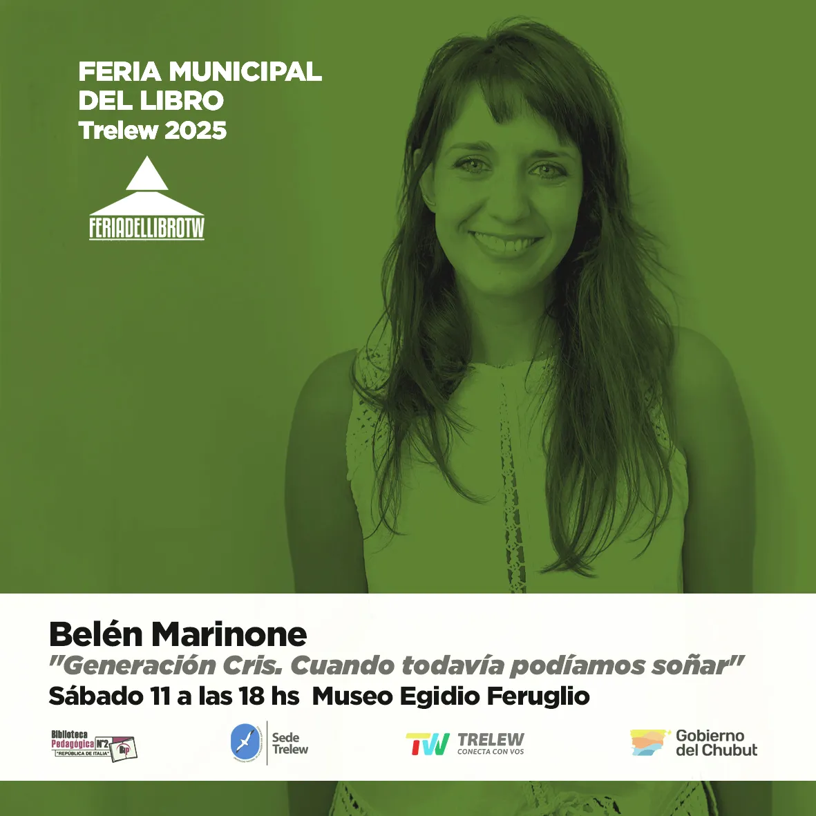 Belén Marinone. Feria del Libro de Trelew