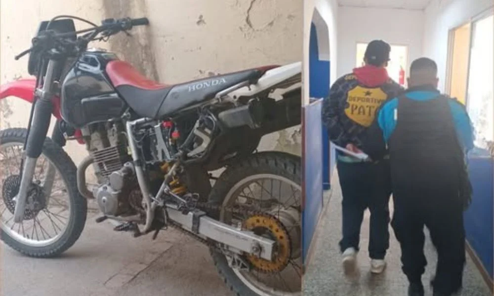 Detenido en Madryn con una moto robada en Trelew
