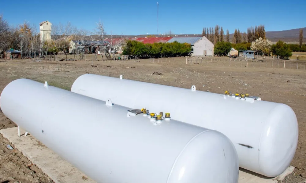 Tanques de gas a granel