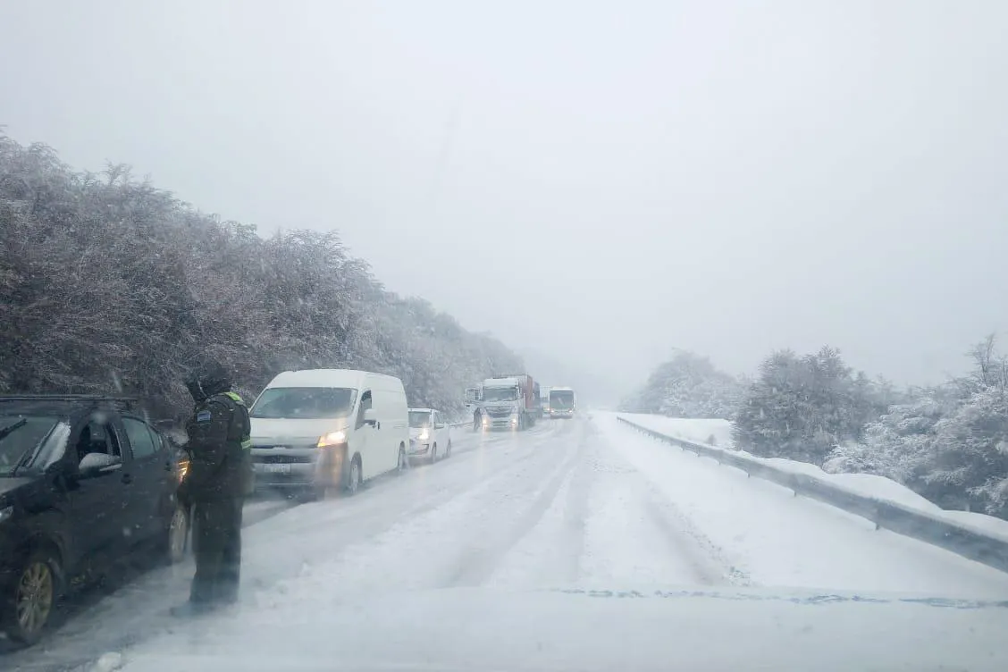 Intensas nevadas en plena primavera