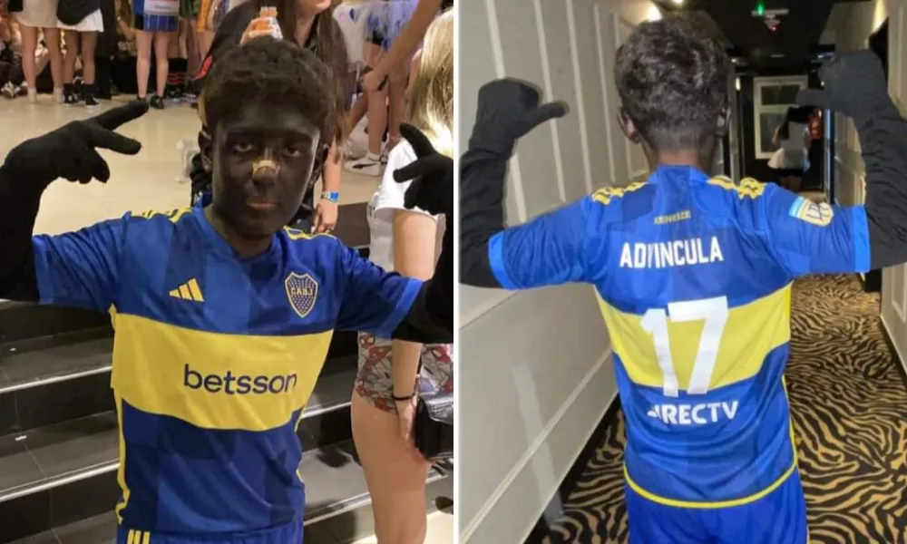 Un nene se disfrazó de Advíncula 