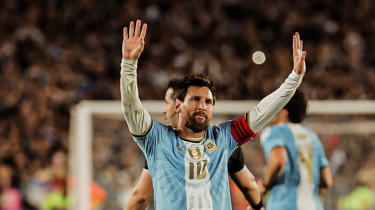 Messi en su despedida foto X oficial Selección