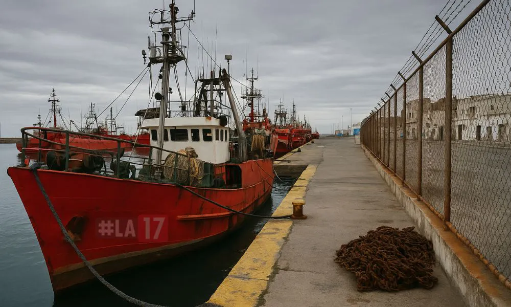 Barco pesca foto ilustrativa generada por AI