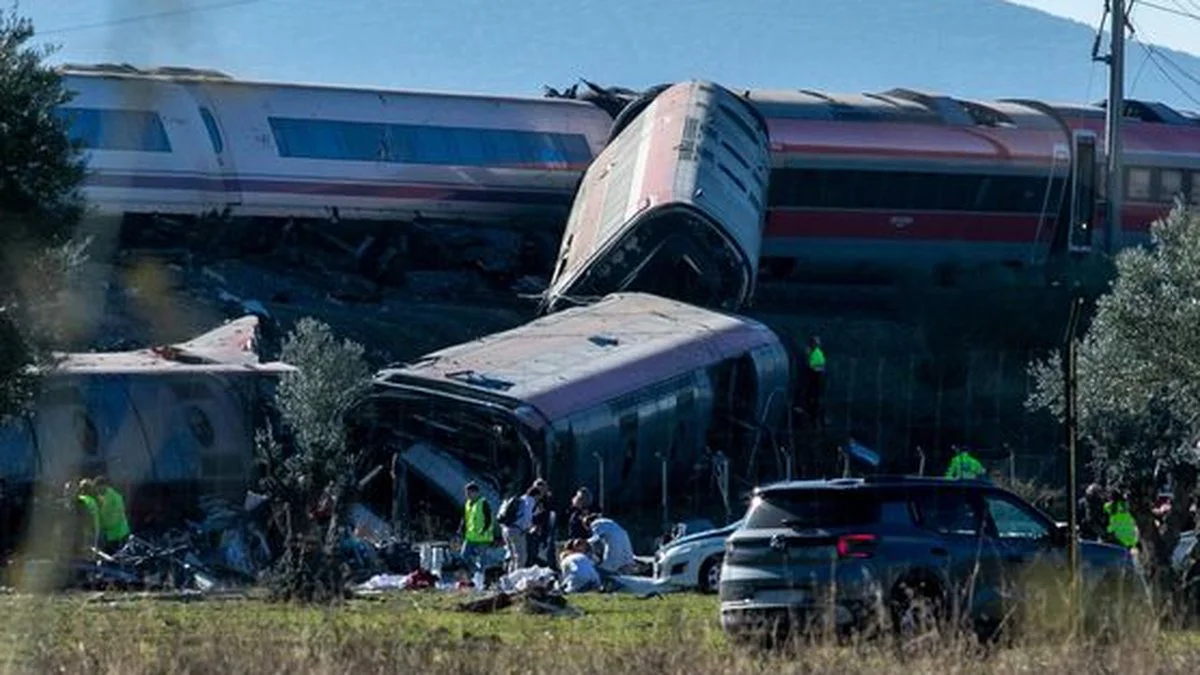 Choque de trenes en Toledo. Foto Europa Press/Juanma Jiménez/El Confidencial