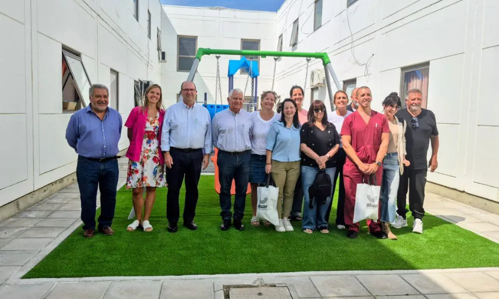 Plaza para pediatria en Madryn