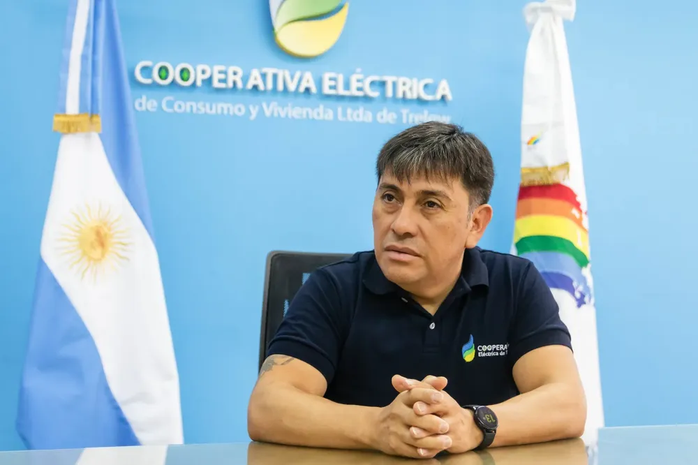José Lincheo Presidente a cargo de la Cooperativa Eléctrica