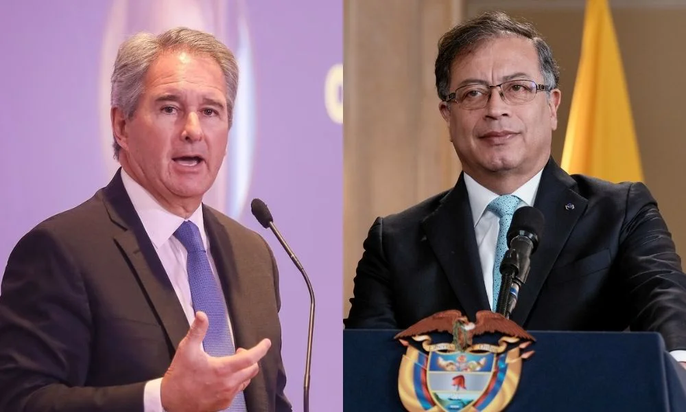 Pablo Quirno y Gustavo Petro