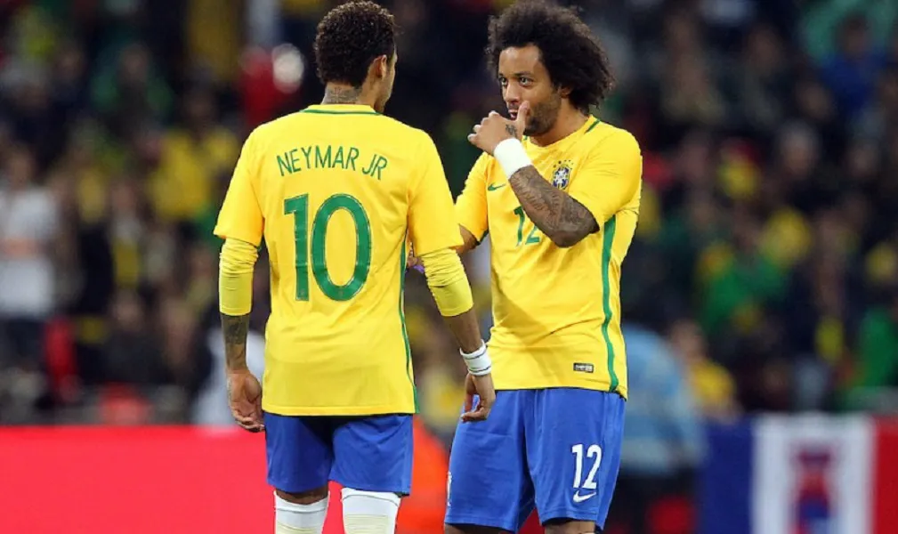 Marcelo y Neymar