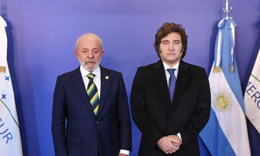 Lula da Silva y Javier Milei