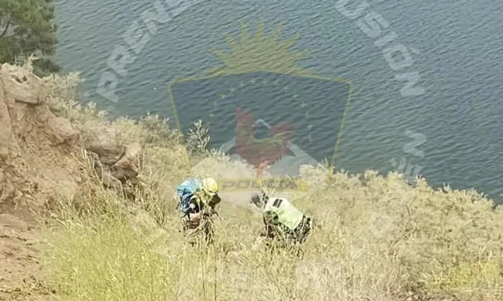 Turista cayó por un barranco en Neuquen