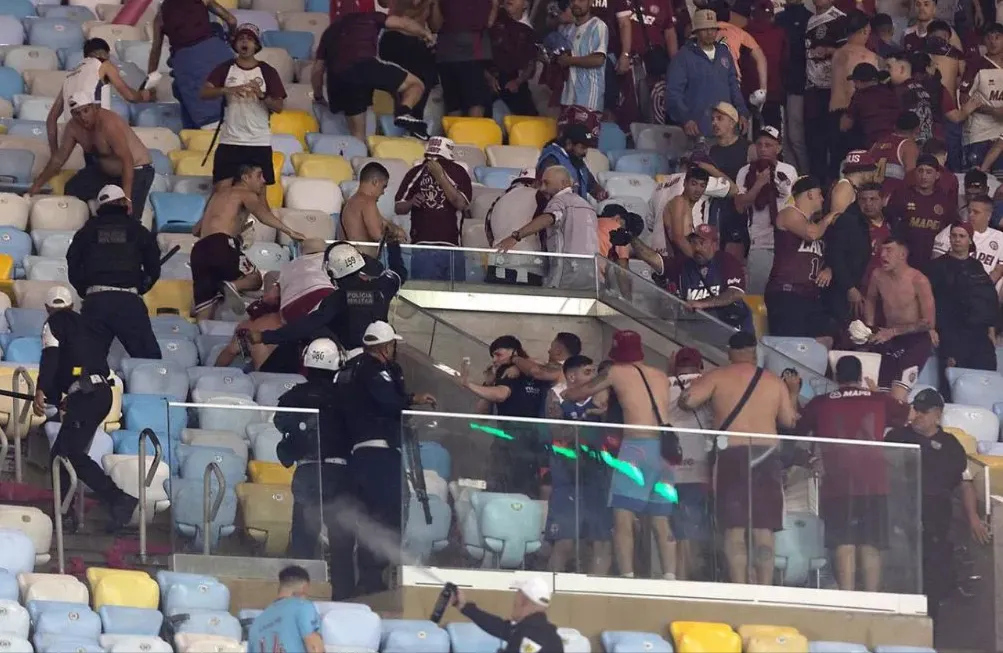 Lanús en el Maracaná terminó opacado por un episodio de violencia institucional