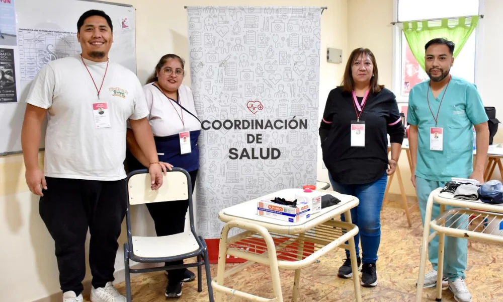 Vacunación en barrio San David