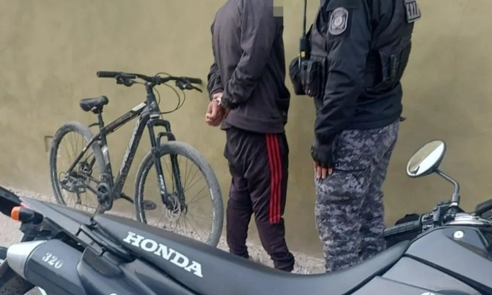 Detenido por robar una bicicleta en Madryn