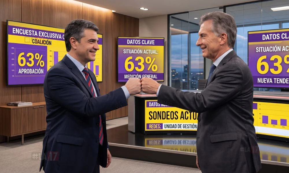 Mauricio Macri y Jorge Macri imagen generada por LA17