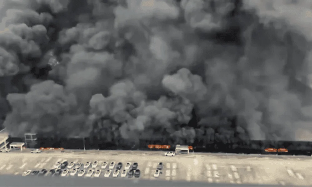 Los videos del incendio en una planta de BYD se multiplicaron en distintas plataformas.