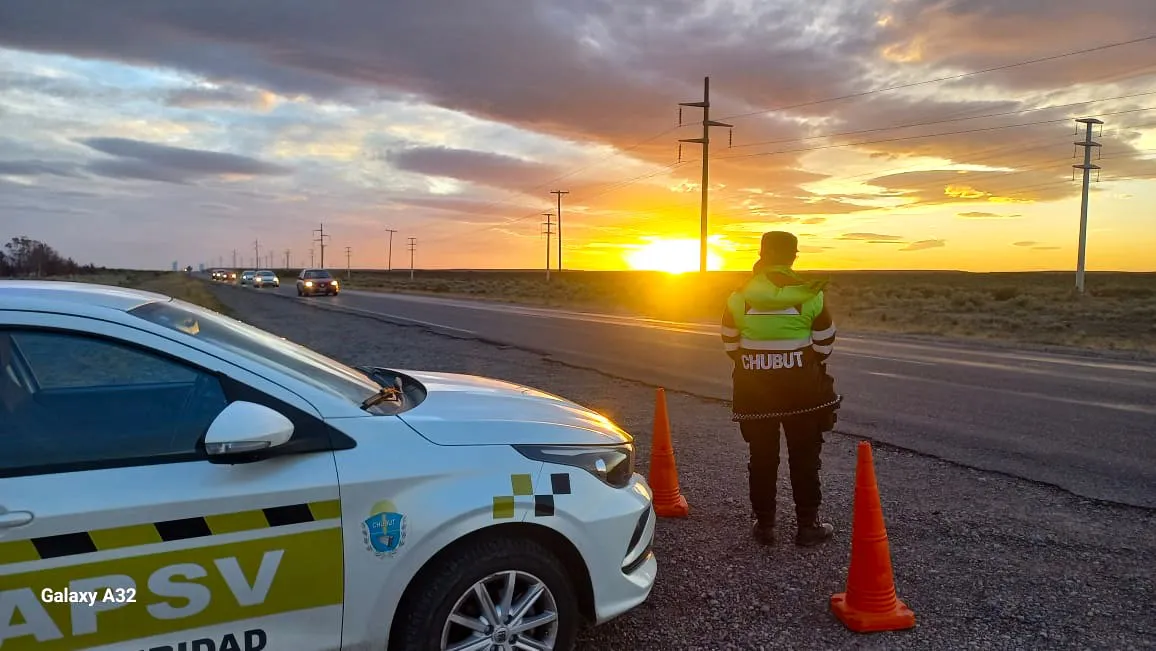 El Gobierno del Chubut controló a más de 8 mil vehículos