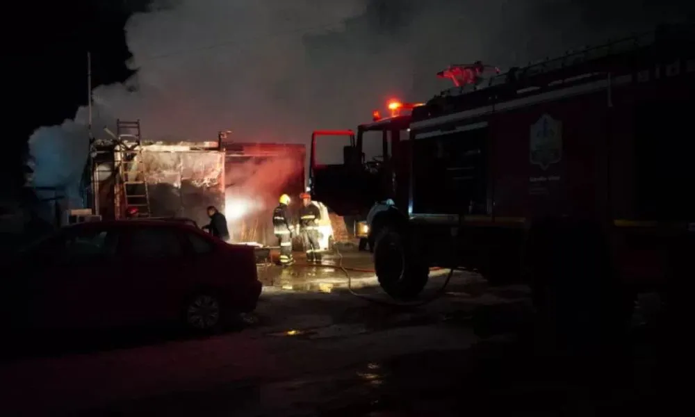 Incendio trágico en Río Gallegos Foto de Leandro Franco Fuente La Opinión Austral