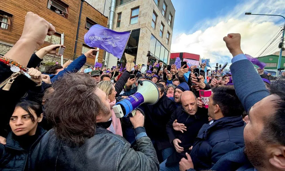 Javier Milei en Ushuaia