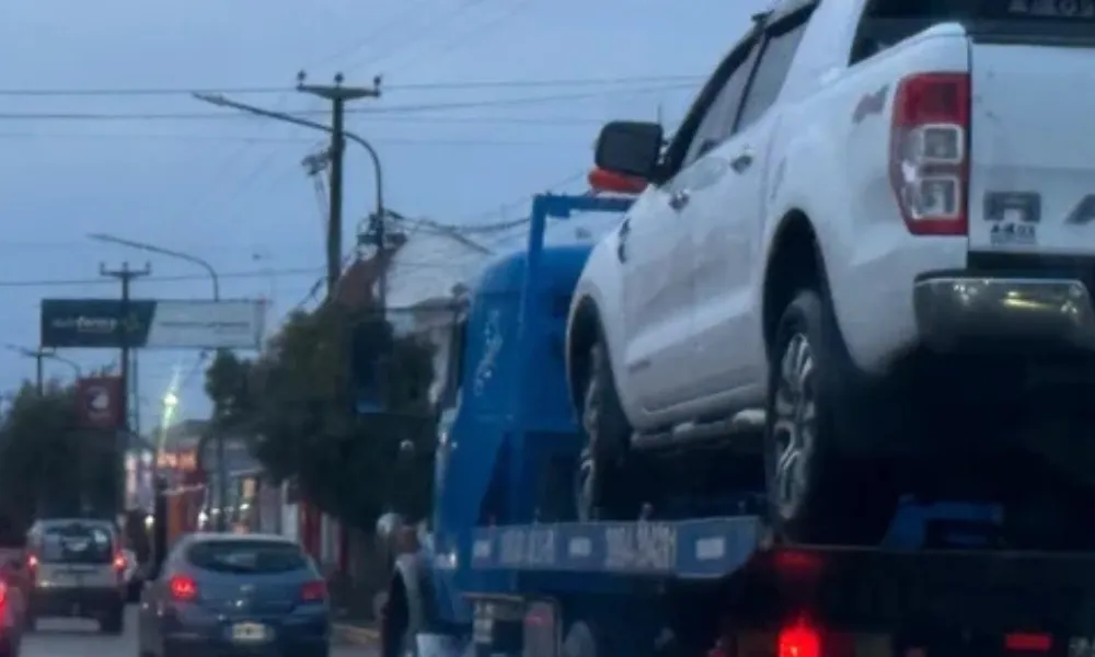 Camioneta secuestrada