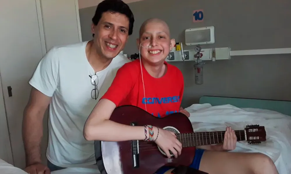 José Gonzalez y su hijo Nacho
