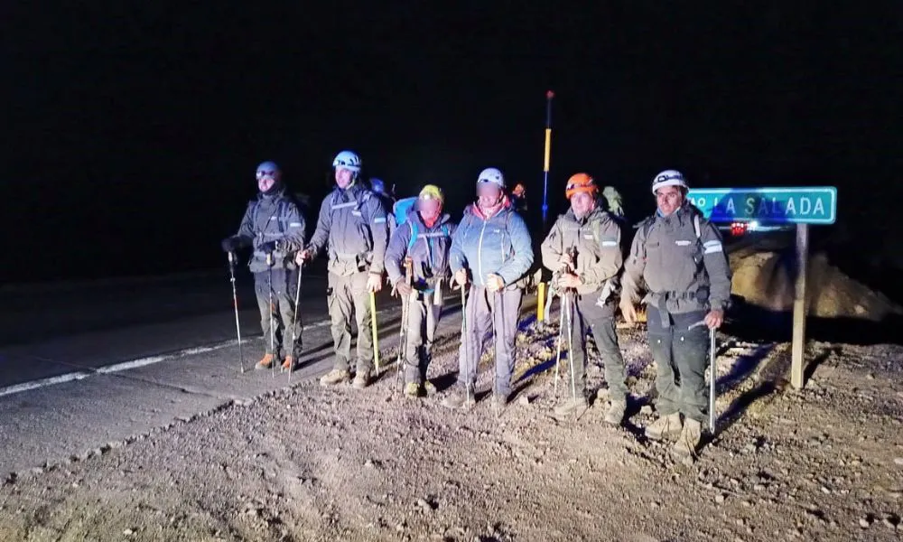 Dos andinistas rosarinos fueron rescatados en la zona de Las Leñas
