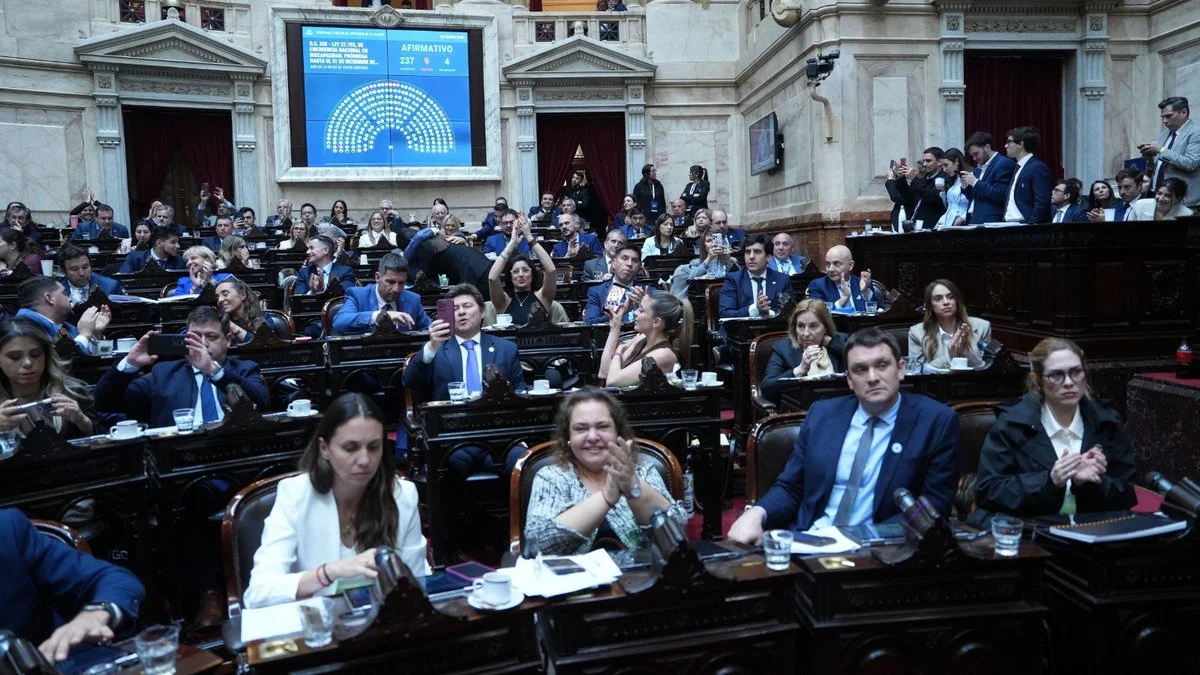 Cámara de Diputados. Foto X @DiputadosAR