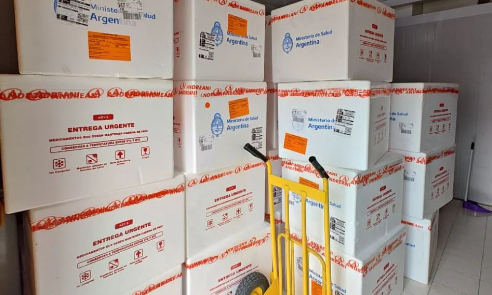 Chubut recibió nuevas dosis de vacunas antigripales
