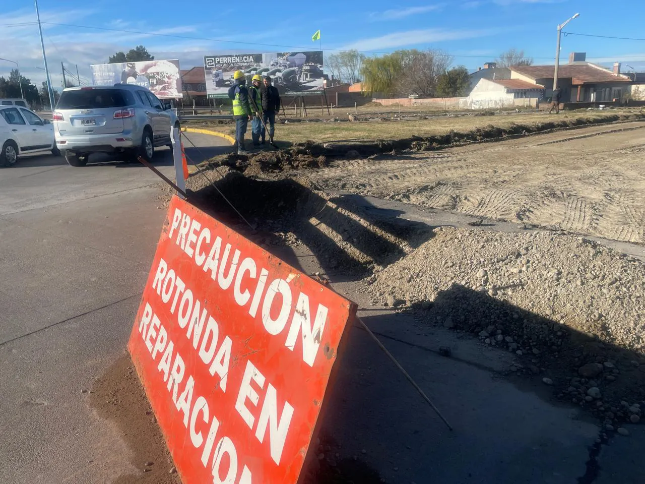 El municipio trabaja sobre la calle Murga