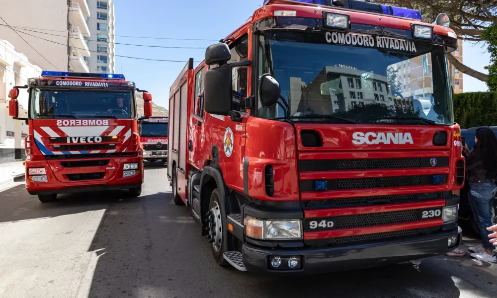 Tres autobombas para Comodoro Rivadavia