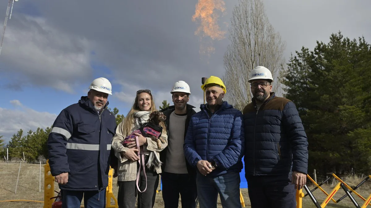 Inauguran obra de gas en Esquel