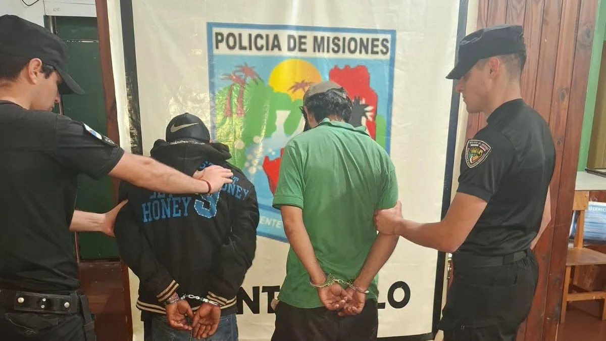 Dos hombres arrestados por cortar cables del tendido telefónico en Montecarlo