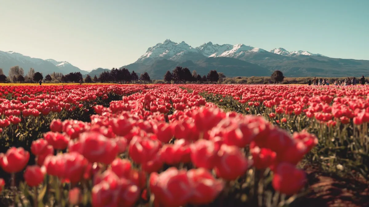 Temporada de Tulipanes en Trevelin