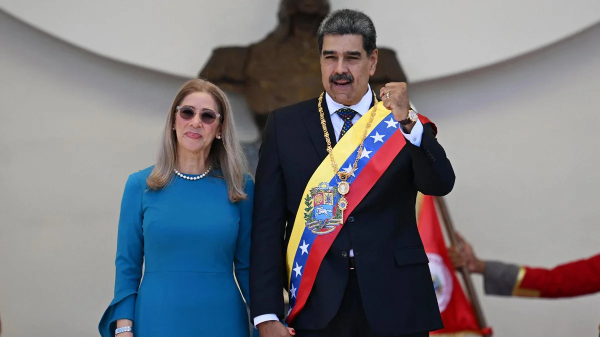 Nicolás Maduro y Cilia Flores. Foto Getty Images/Vanity Fair