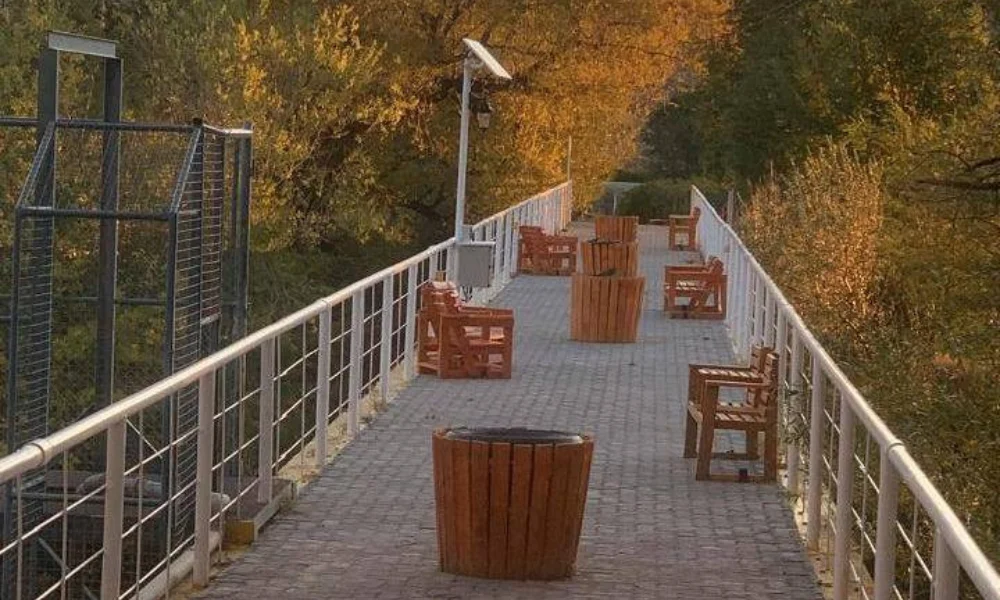 viejo puente de Las Plumas