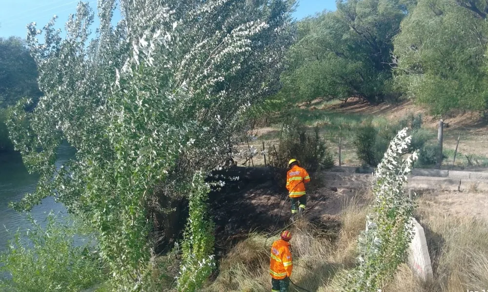Incendio puente 28 de Julio