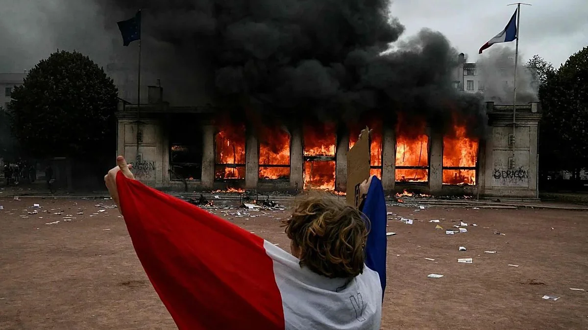 Disturbios en Francia. Foto AFP/El Correo