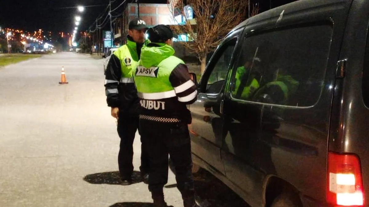 Controles viales en Chubut