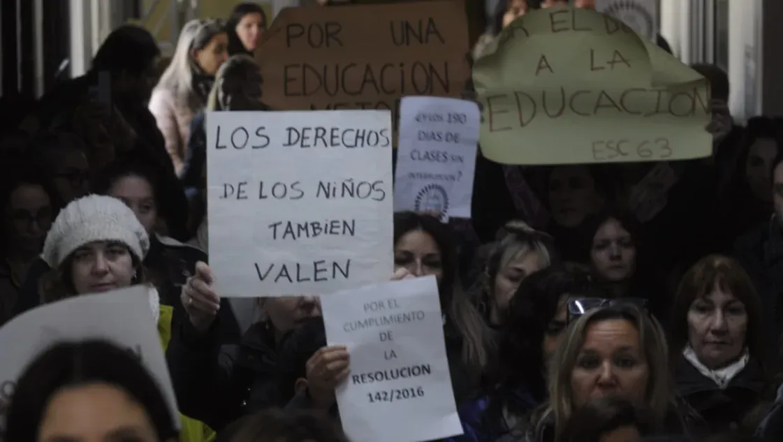 PAdres autoconvocados en Bahía Blanca