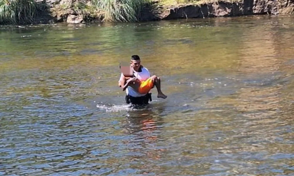 Nene rescatado en Córdoba