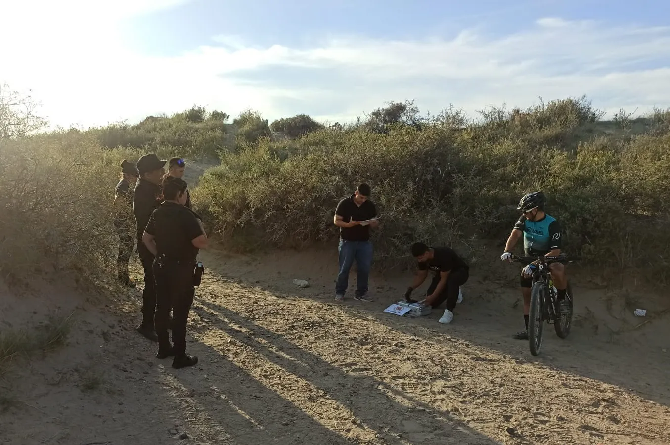 cocaina en playa Los Medanos