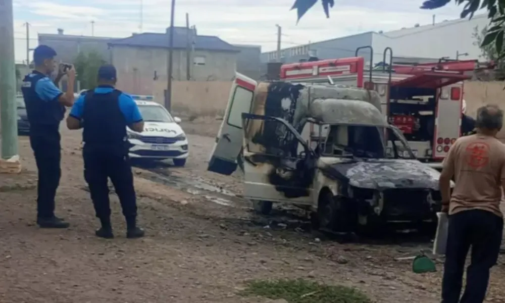 incendio de utilitario