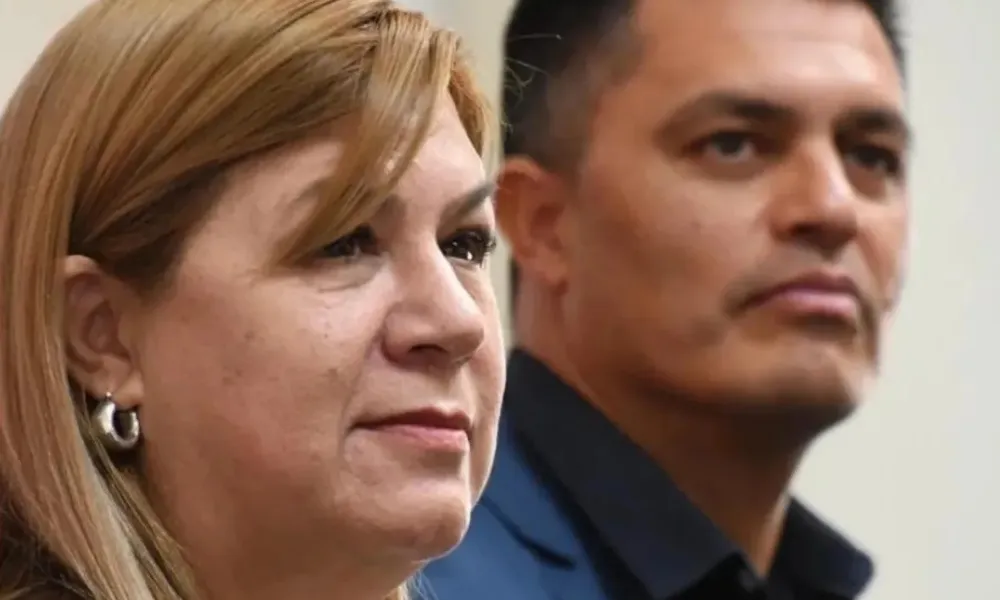 Vicegobernadora Gloria Ruiz y su hermano Pablo