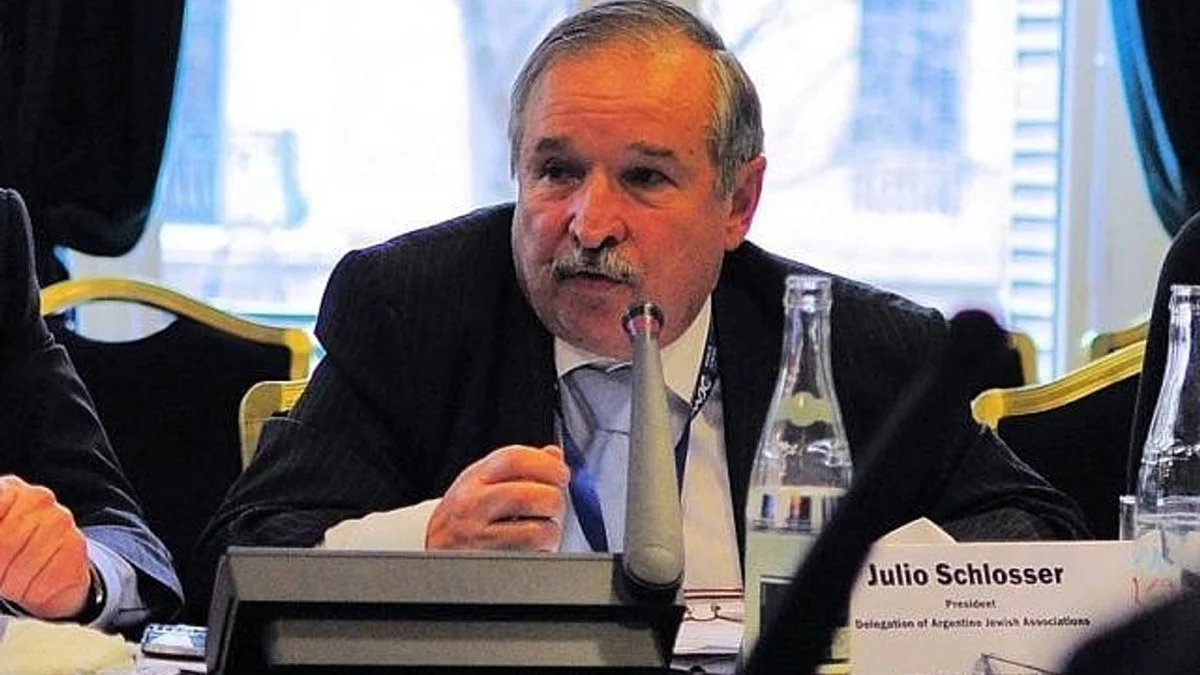 Julio Schlosser, ex presidente de la DAIA