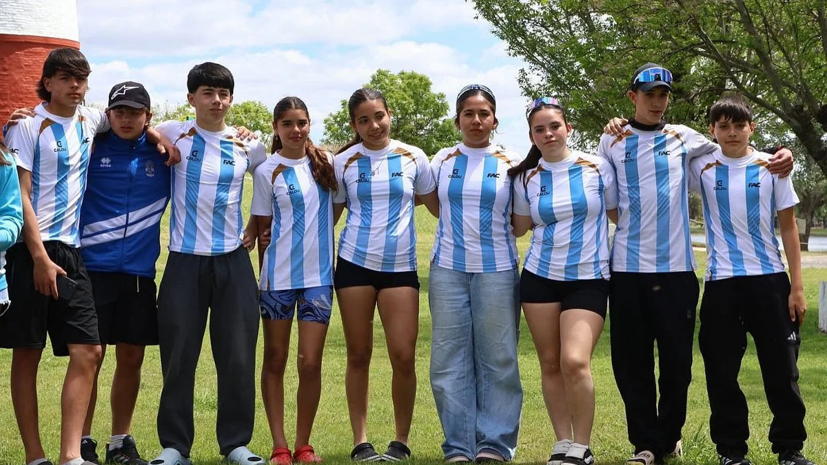 Campeones de la Copa Binacional de Canotaje