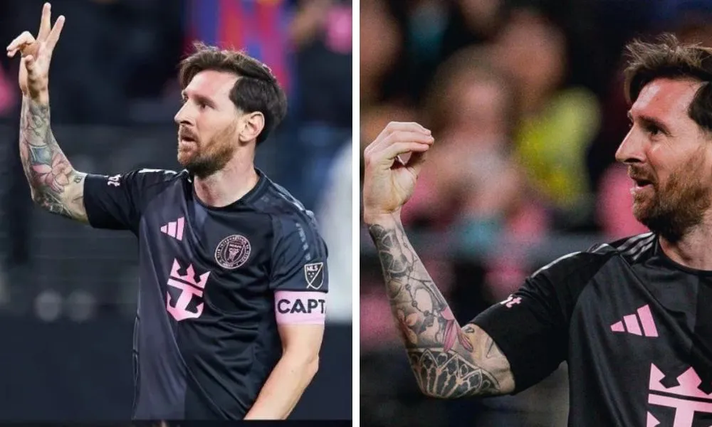 Messi festejo a la mexicana