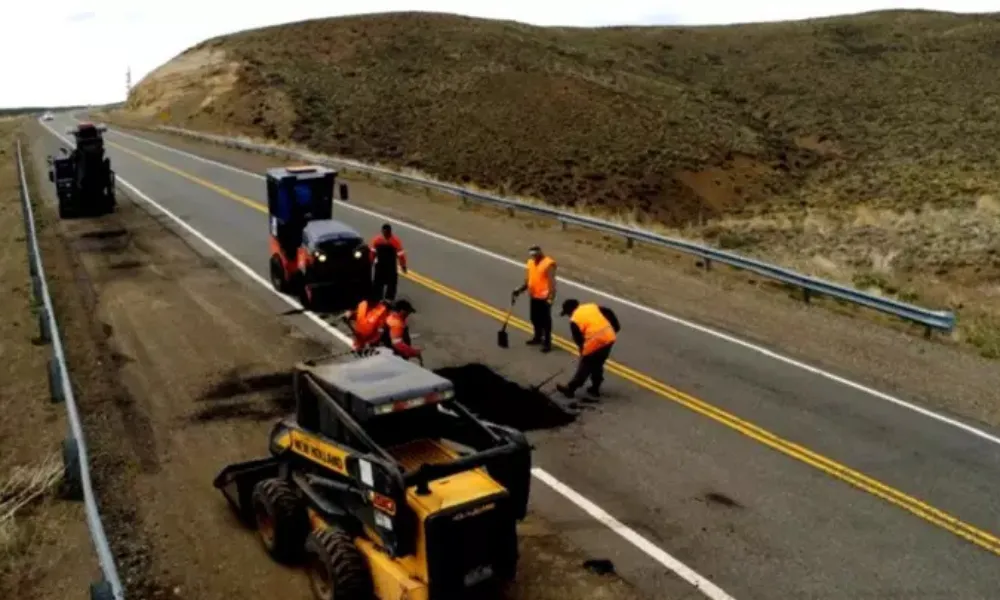 Trabajos en ruta 40