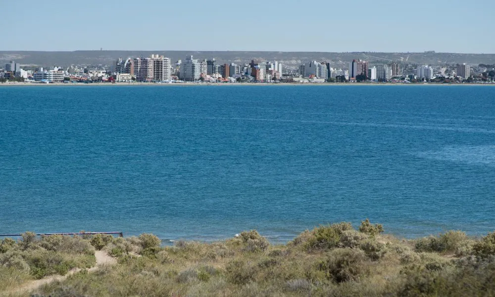 Vista de Puerto Madryn desde el predio del ACA foto web ACA