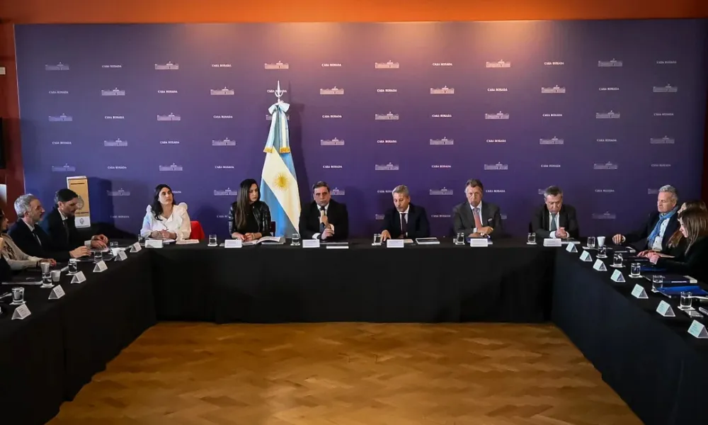 Reunión en Casa Rosada