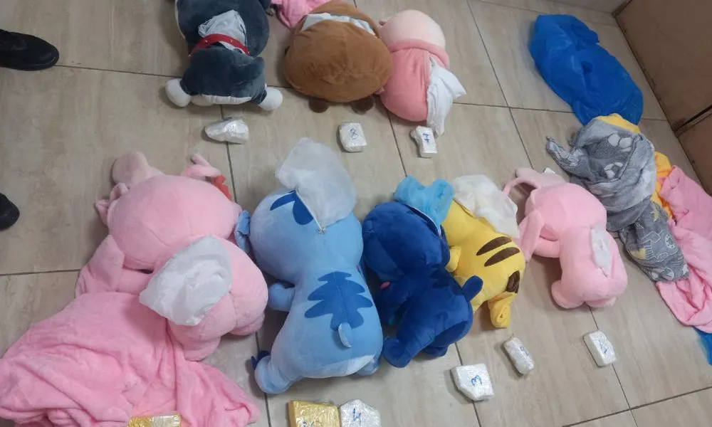 Peluches con cocaína