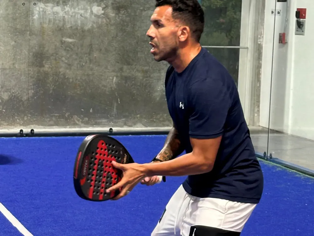 Marcelo Gallardo y Carlos Tevez jugaron pádel juntos. 3